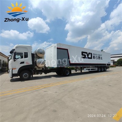 Fabricant de semi-remorque fourgon à 3 essieux